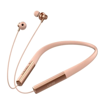 Kabellose Nackenbügel-Kopfhörer LDNIO N01 Bluetooth 5.3 50h Roségold