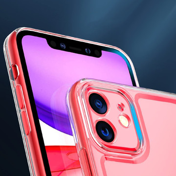 Etui pancerne obudowa Alogy Hybrid Case z osłoną na aparat do Apple iPhone 11 Przezroczyste