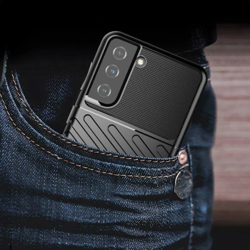 Schutzhülle Thunder Case für Samsung Galaxy S23 Plus Silikon Armor Case blau