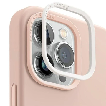 Etui na telefon UNIQ Lino Hue do Apple iPhone 14 Pro 6,1" Magclick Charging rózowy/blush pink