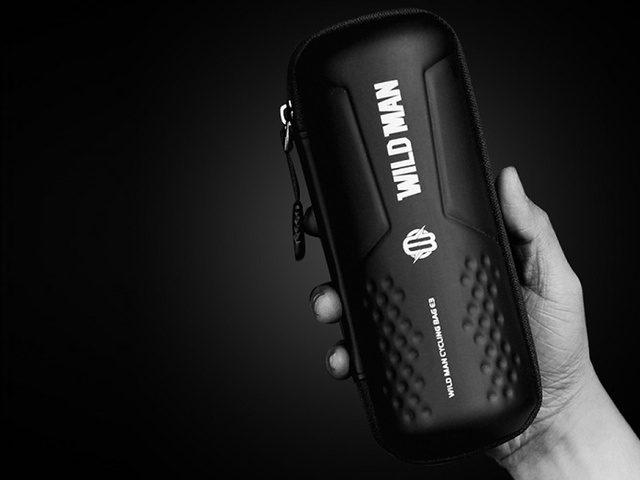 Etui torba sakwa na bidon uchwyt rowerowy Wildman Bag E3 0,8l Czarny