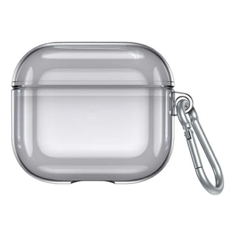 Etui ochronne na słuchawki USAMS do Apple AirPods 3 przezroczysty czarny/tranparent black BH740AP02 (US-BH740)