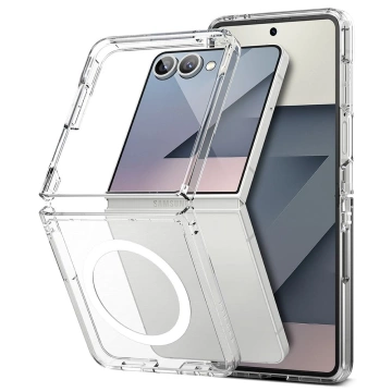 Etui do Galaxy Z Flip 7 Ringke Fusion Magnetic MagSafe Clear