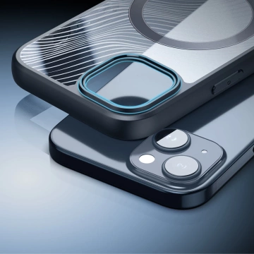 Gepanzerte Hülle für iPhone 15 Plus mit MagSafe Dux Ducis Aimo Mag – schwarz