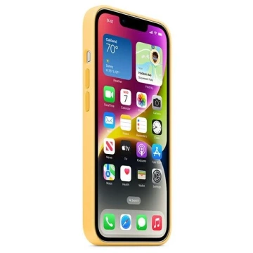 Apple MPTD3ZM/A Case für iPhone 14 Plus 6.7" MagSafe Silicone Case Heavy/Sonnengelb