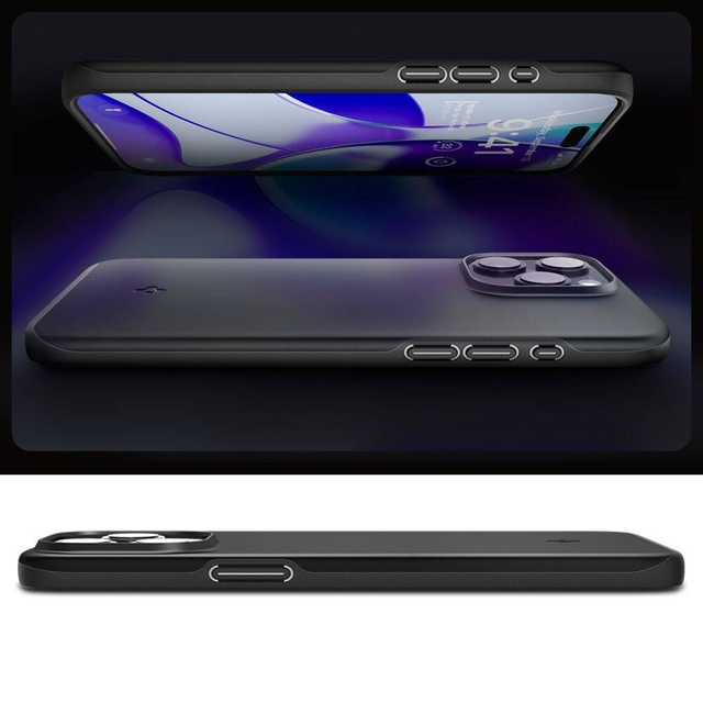 Etui do iPhone 15 Pro Spigen Tin Fit Case plecki ochronne na telefon Black