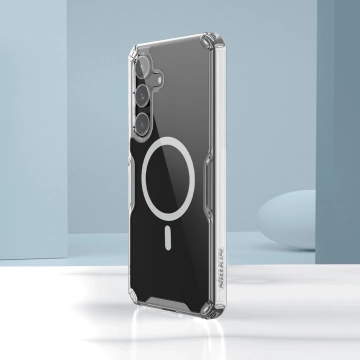 Nillkin Nature Pro Panzerhülle mit Magnetring für Samsung Galaxy S24 – weiß