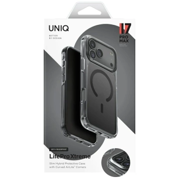 Etui Ochronne do iPhone 17 Pro Max UNIQ LifePro Xtreme Magclick Black