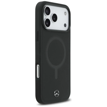 Etui do iPhone 17 Pro Max Mercedes-Benz Smooth Leather MagSafe Black