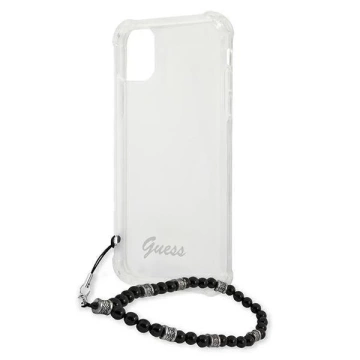 Guess GUHCP12MKPSBK iPhone 12/12 Pro 6,1" Transparente Hardcase Black Pearl