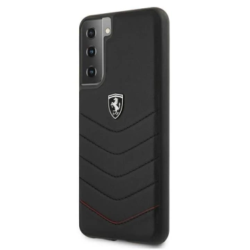 Etui für das Telefon Ferrari Hardcase für das Samsung Galaxy S21 czarny/black hardcase Off Track Quilted