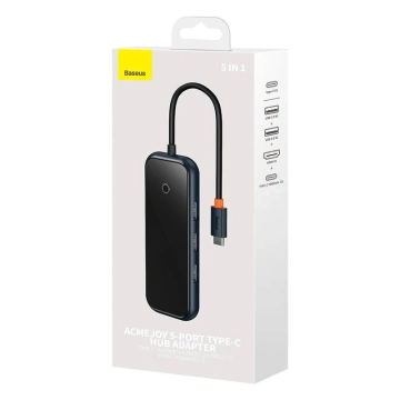 Hub 5w1 Baseus AcmeJoy-Serie USB-C bis 2xUSB 3.0 USB 2.0 USB-C PD HDMI (klein)