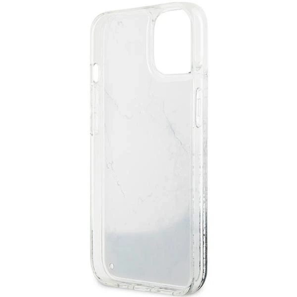 Etui Guess GUHCP14SLCSGSGH für iPhone 14 6,1" Hardcase Liquid Glitter Marble