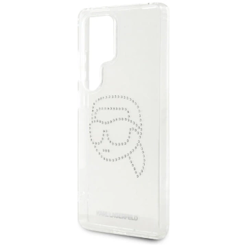 Samsung Galaxy S25 Ultra Hülle Klar Karl Lagerfeld Strass Karl Head Logo