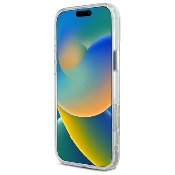 Etui Karl Lagerfeld do iPhone 16 Pro Max 6.9" Biały MagSafe Hardcase IML Metal Choupette Head 