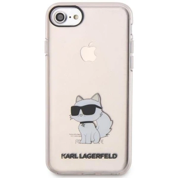 Etui na telefon Karl Lagerfeld do iPhone 7/8/SE 2020/2022 óżowy/pink hardcase Ikonik Choupette