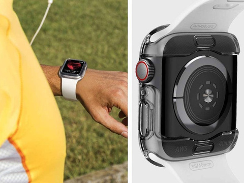 Etui Spigen Ultra Hybrid für die Apple Watch Serie 4/5/6/SE 40 mm Kristallklar