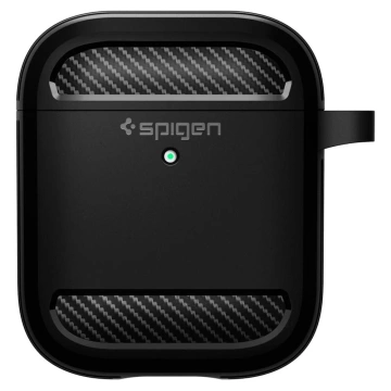 Spigen Rugged Armor Apple Airpods mattschwarz