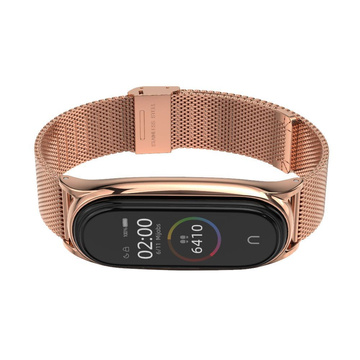 MilaneseBand Armband für Xiaomi Mi Smart Band 5/6/6 NFC Roségold