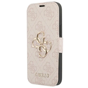 Etui Guess GUBKP13X4GMGPI für iPhone 13 Pro Max 6,7" Buch 4G Big Metal Logo