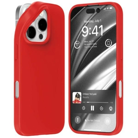 Mercury Soft Case für iPhone 16 Pro 6,3" Rot