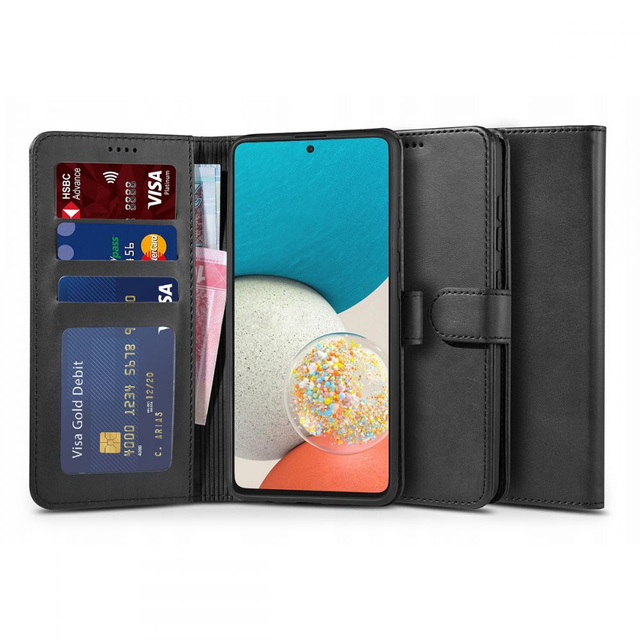 Brieftasche Flip Case für Samsung Galaxy A53 5G Schwarz