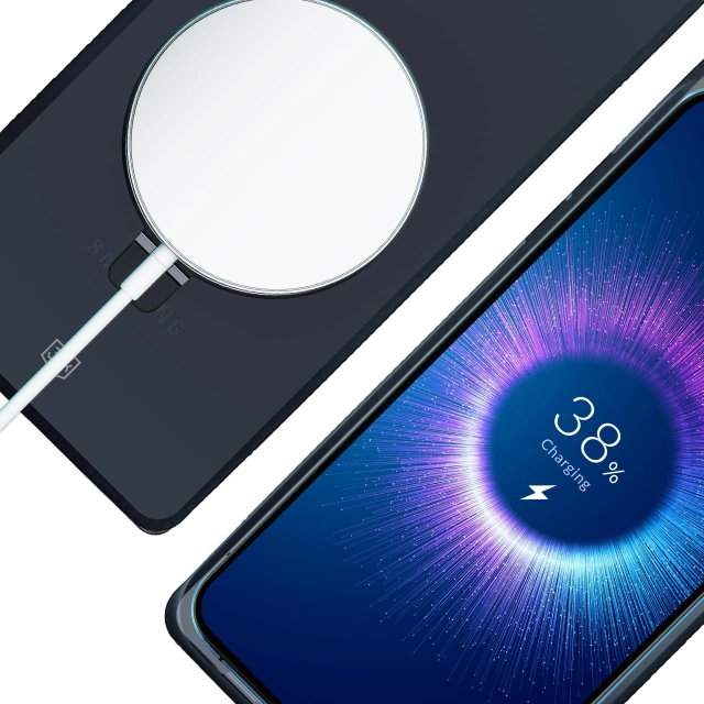 Etui do Samsung Galaxy S25 Ultra 3mk Smoke Case Mag&Stand MagSafe Black