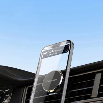 Uchwyt Magnetyczny Wozinsky WUMKO do Kratki Samochodowej Czarny