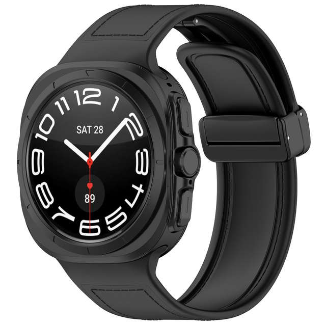 Pasek na zegarek Opaska do smartwatcha do Samsung Galaxy Watch Ultra 47mm Czarny