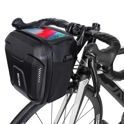 WILDMAN Lenkertasche GS9 3L Fahrradhalterung Schwarz Wasserdicht