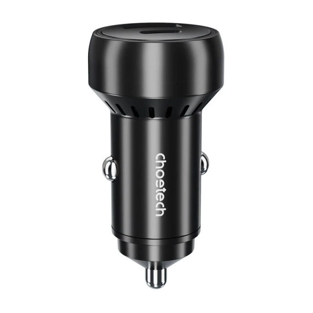 Choetech TC0014 Autoladegerät 60W 2x USB-C USB-A QC3.0 PD3.0 Schwarz