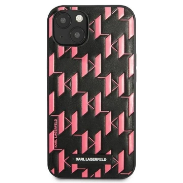 Etui ochronne na telefon Karl Lagerfeld KLHCP13SMNMP1P do Apple iPhone 13 Mini 5,4" hardcase różowy/pink Monogram Plaque