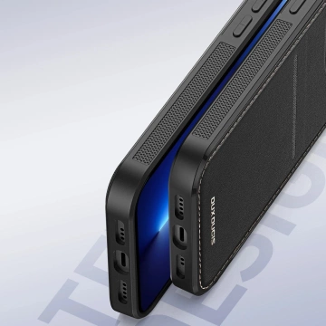 Dux Ducis Rafi Mag Wallet Case mit 3-in-1-Ständer für iPhone 13 Pro mit MagSafe und RFID-Blockierung - Schwarz