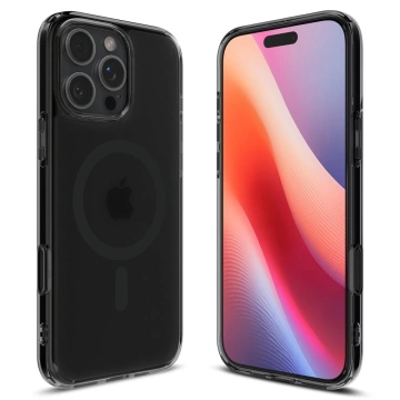 Spigen Ultra Hybrid „T“ Mag MagSafe iPhone 16 Pro Hülle Frost Schwarz
