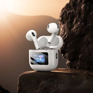 Hoco EW73 TWS Weiß Bluetooth 5.4 Touchscreen-Kopfhörer