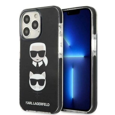 Etui Karl Lagerfeld KLHCP13XTPE2TK für iPhone 13 Pro Max 6,7" Hardcase czarny/black Karl