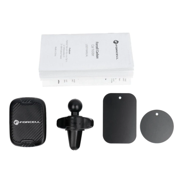 Uchwyt samochodowy Forcell Carbon Magnetyczny do kratki wentylacyjnej