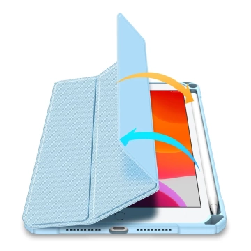 Dux Ducis Toby Armored Flip Smart Case für iPad mini 2021 mit Apple Pencil Holder Blau