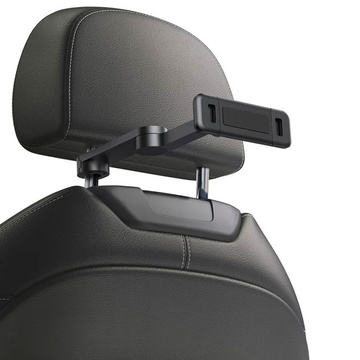 Uchwyt samochodowy na telefon tablet na zagłówek auta Car Holder regulowany 4.7-8" Czarny