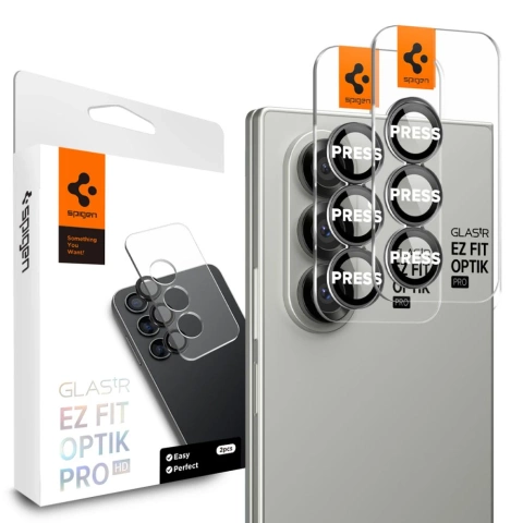 Osłona Aparatu Spigen Optik Pro HD Fold 7 2-Pack Black