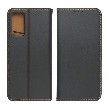Smart Pro Book Case für Samsung S25 Edge Leder Schwarz