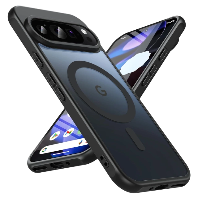 Etui do Google Pixel 9 Pro obudowa Alogy MagSafe Hybrid Matte Case pokrowiec plecki na telefon MagMat matowe Czarne