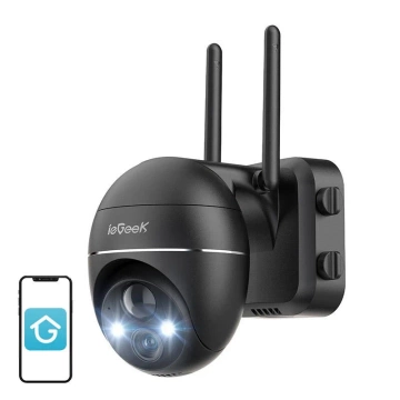 ieGeek Drahtlose WiFi-Außenkamera 3MP ZS-GX1S Schwarz