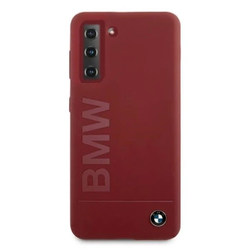 Etui BMW BMHCS21MSLBLRE Samsung Galaxy S21 Plus G996 Hardcase Silikon-Signatur-Logo