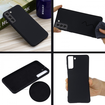 Schutzhülle für Alogy Thin Soft Case für Samsung Galaxy S22 Schwarz