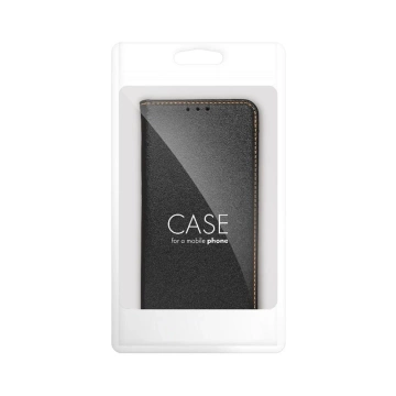 Smart Pro Book Case für Samsung S25 Edge Leder Schwarz