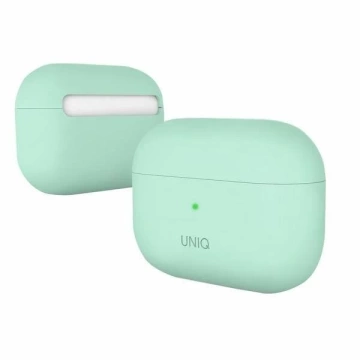 UNIQ Hülle Lino AirPods Pro Silikon mint / mintgrün