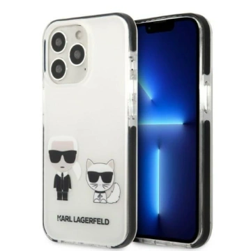 Etui ochronne na telefon Karl Lagerfeld KLHCP13LTPEKCW do Apple iPhone 13 Pro / 13 6,1" hardcase biały/white Karl&Choupette