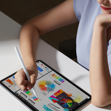 Stylus Pen M2 für Apple iPad Air, Pro, Mini mit Palm Rejection Weiß