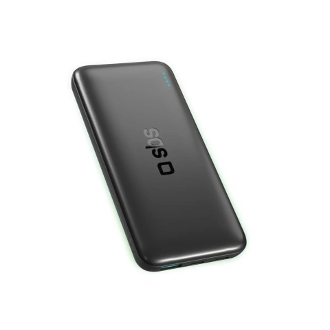 Powerbank SBS Infinity 10000mAh 10W LiFePO₄ USB-C USB-A Czarny